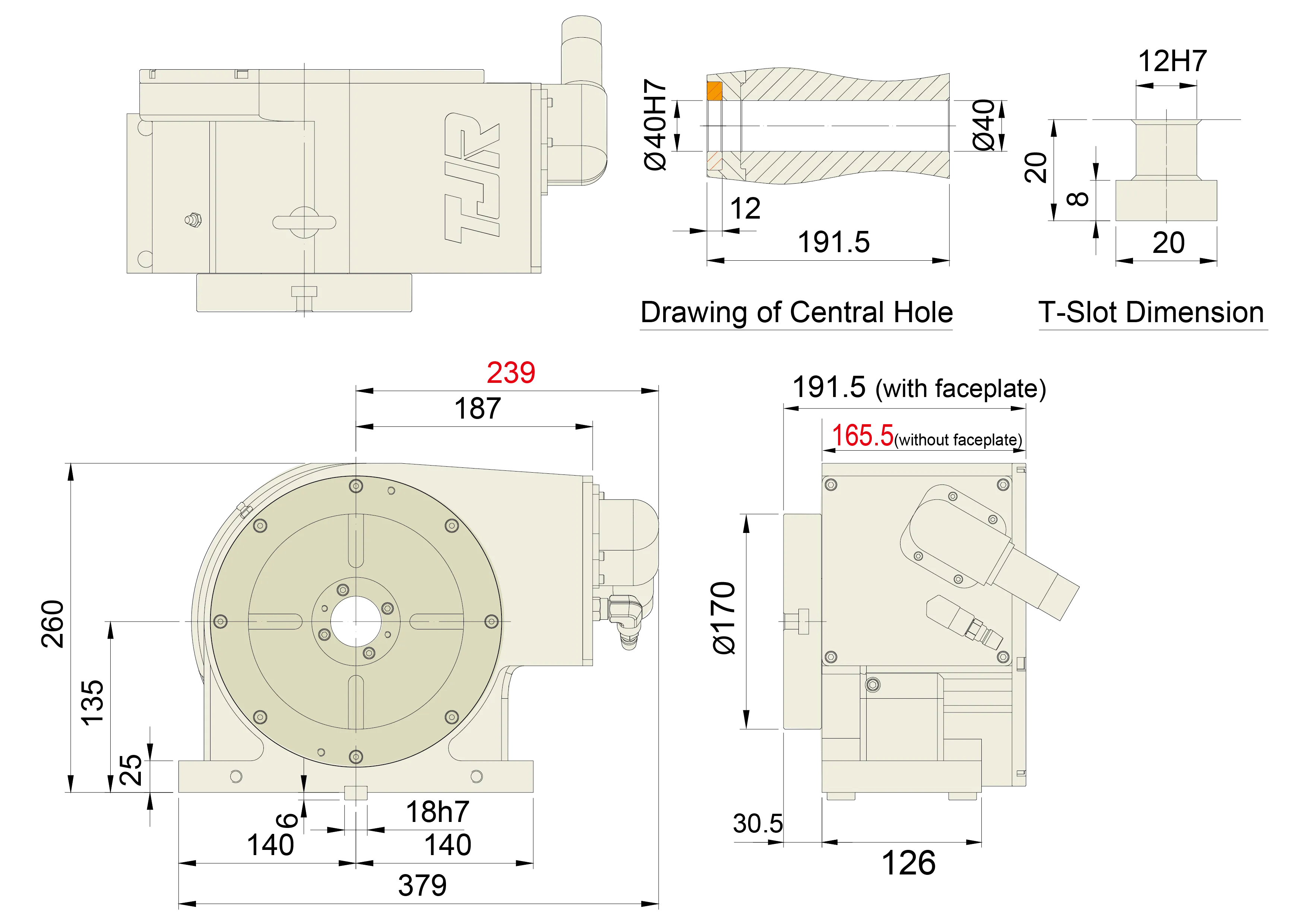 AD-170 - Product Dimension dimensions