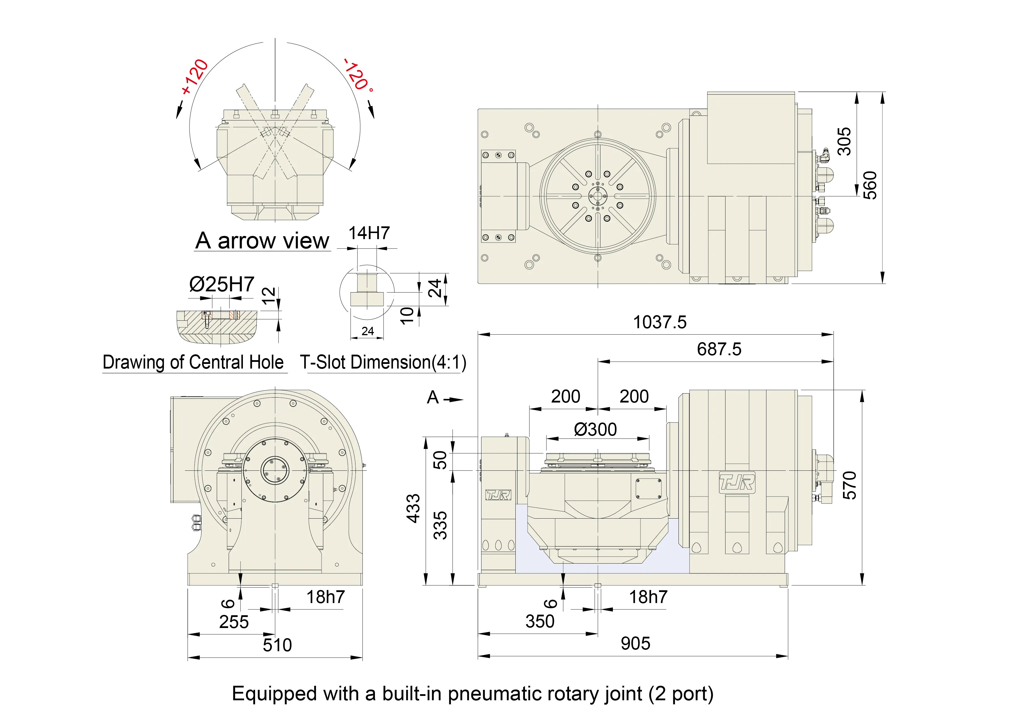 FAD-300F-HS - Product Dimension dimensions
