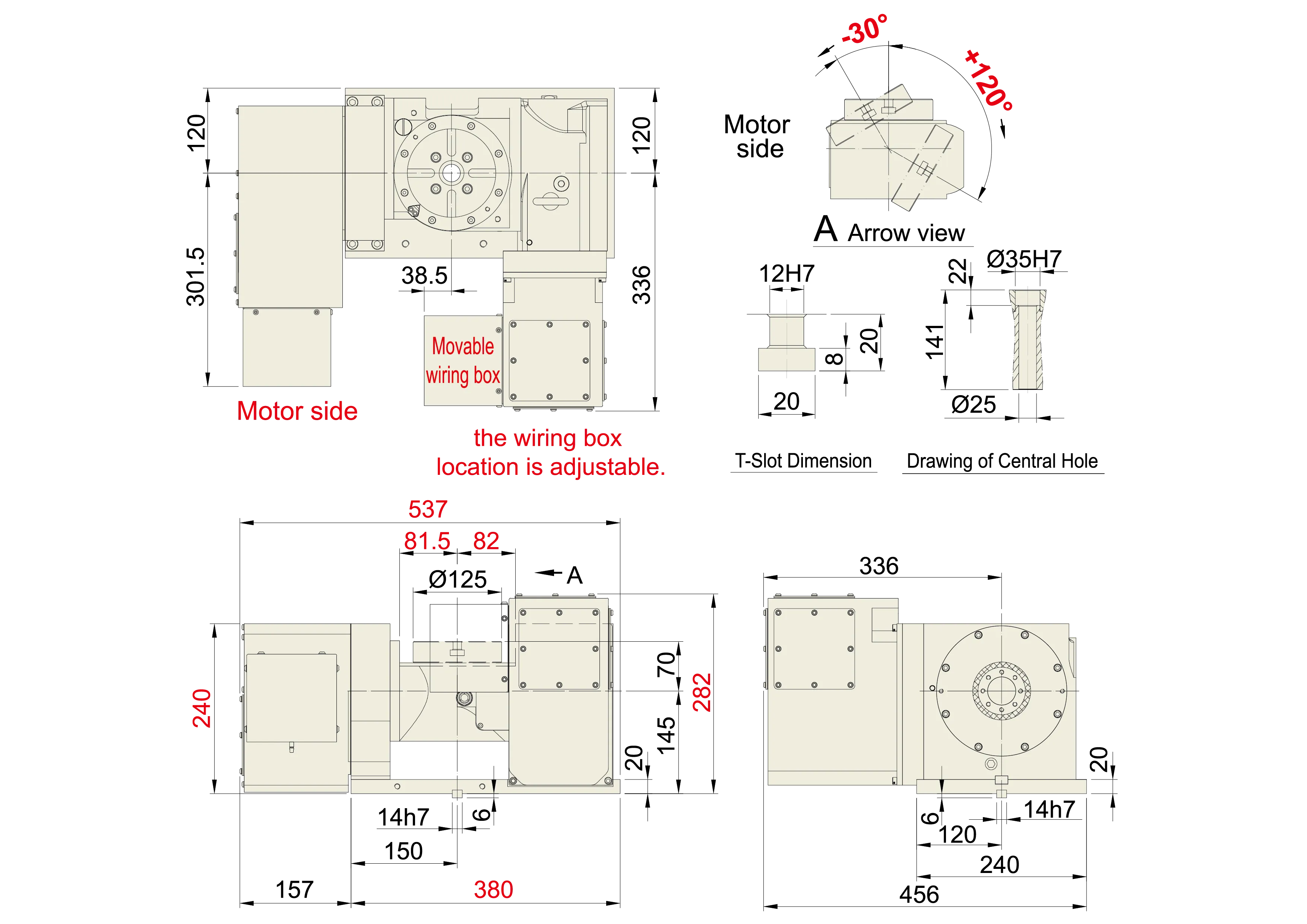 FAR-125 - Product Dimension dimensions